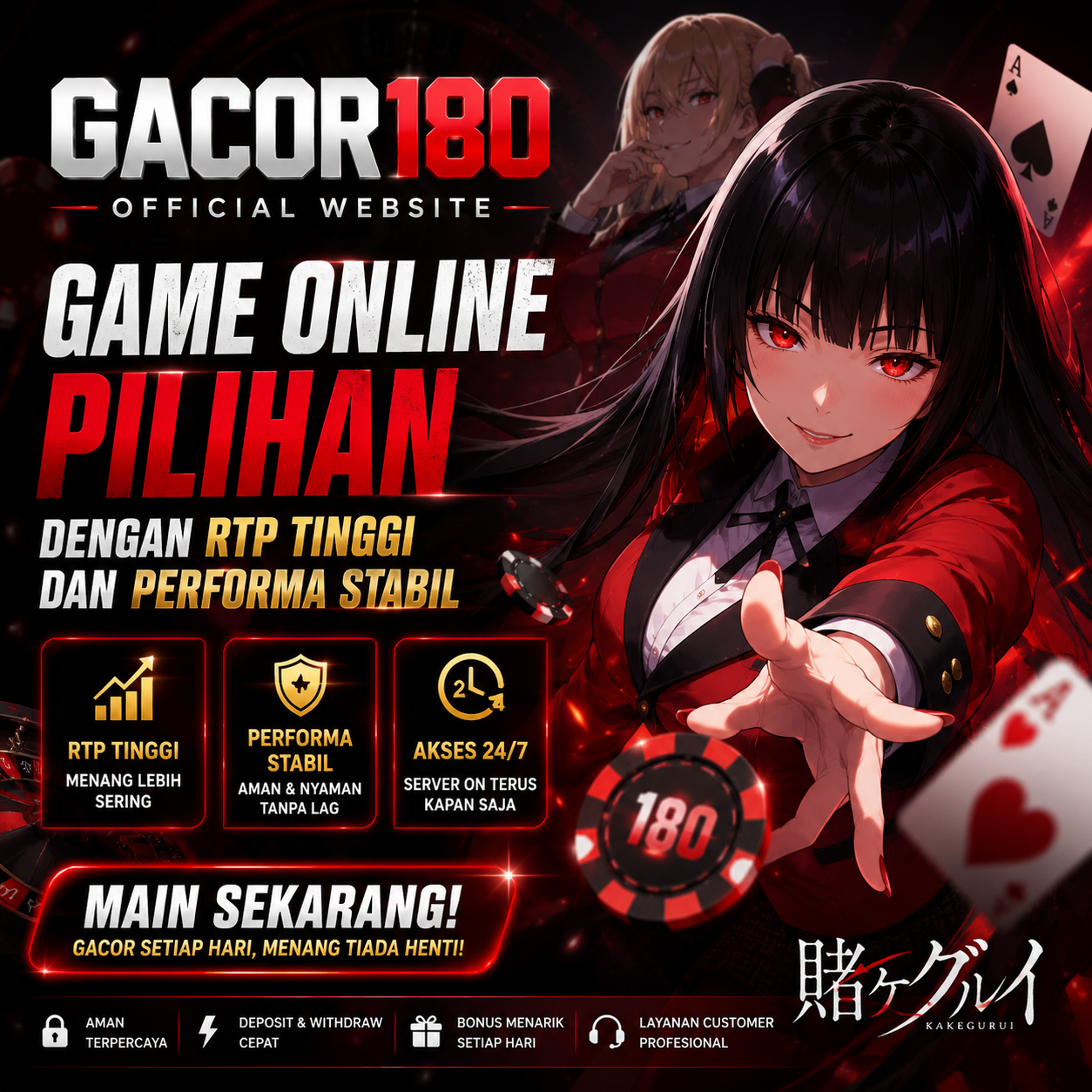 GACOR180 Official Website | Game Online Pilihan dengan RTP Tinggi dan Performa Stabil